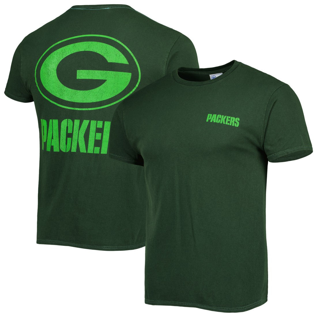 Green Bay Packers '47 Fast Track Tonal Highlight T-Shirt - Green T-shirts