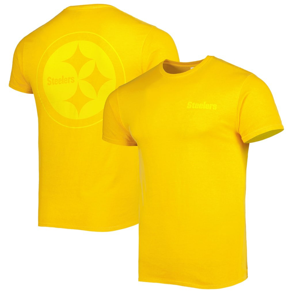 Pittsburgh Steelers '47 Fast Track Tonal Highlight T-Shirt - Gold T-shirts
