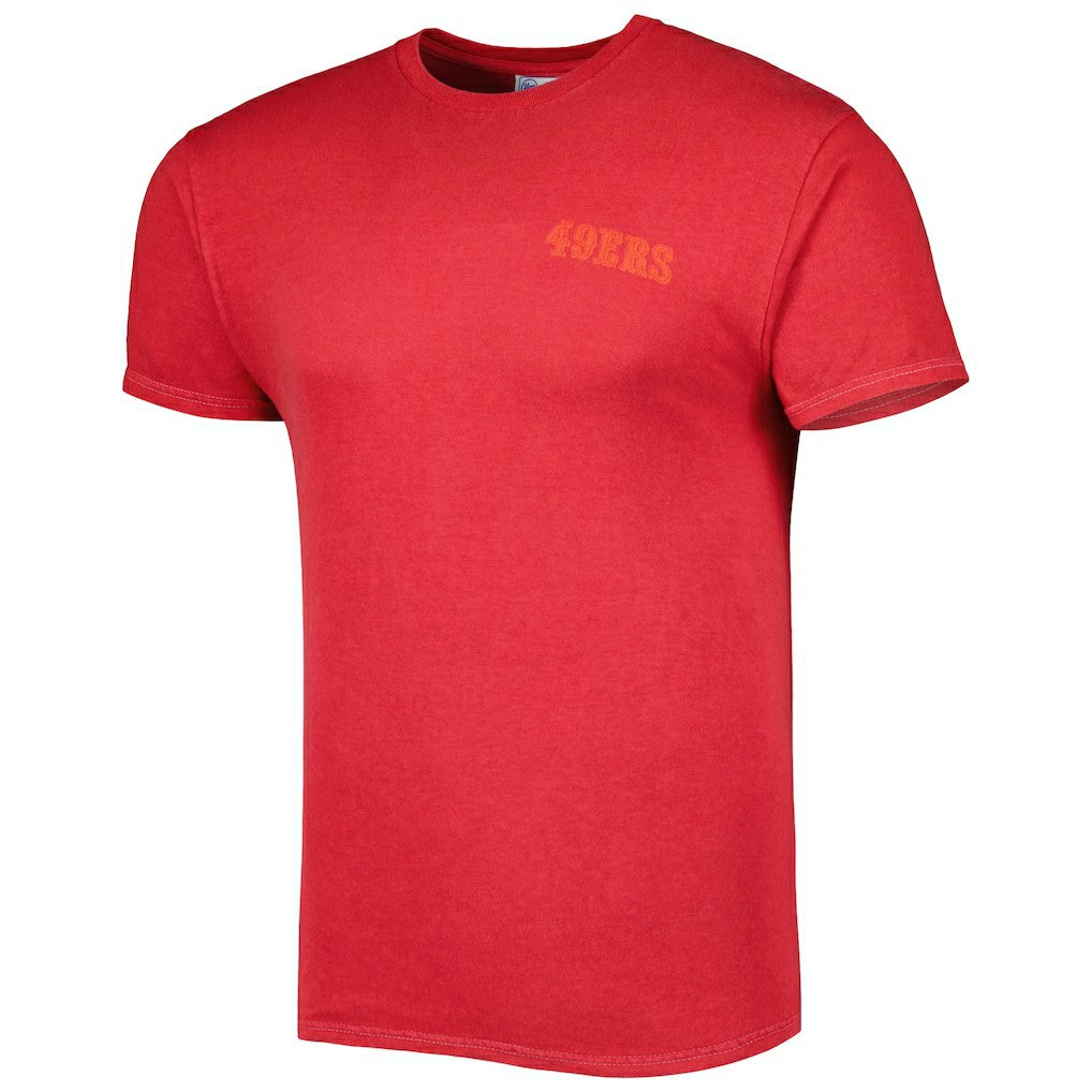 San Francisco 49ers '47 Fast Track Tonal Highlight T-Shirt - Scarlet T-shirts