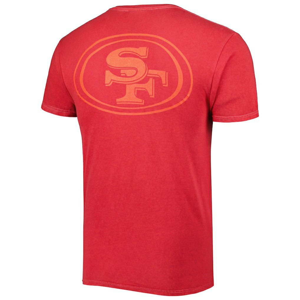 San Francisco 49ers '47 Fast Track Tonal Highlight T-Shirt - Scarlet T-shirts
