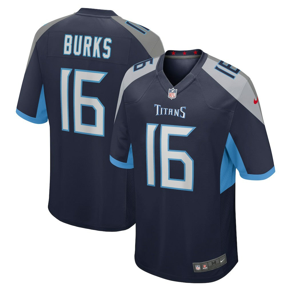 Treylon Burks Tennessee Titans Player Game Jersey - Navy Jerseys