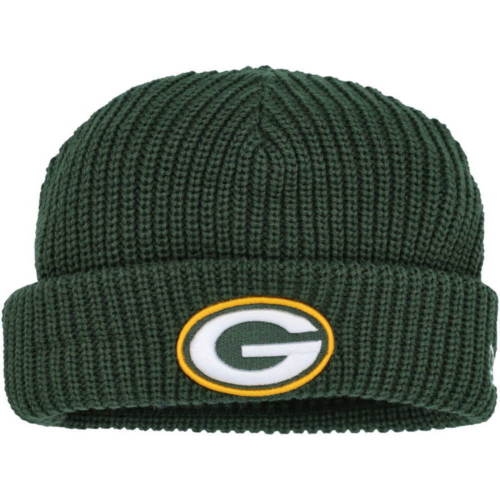 Green Bay Packers New Era Fisherman Skully Cuffed Knit Hat - Green Hats