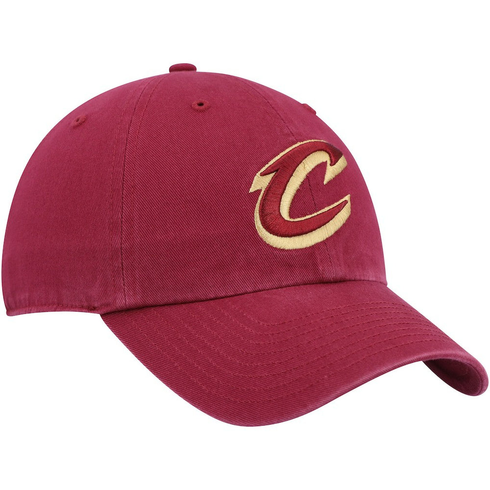 Cleveland Cavaliers '47 Core Logo Clean Up Adjustable Hat Wine - 47 brand