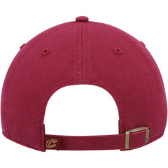 Cleveland Cavaliers '47 Core Logo Clean Up Adjustable Hat Wine - 47 brand