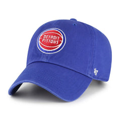 Detroit Pistons '47 Core Logo Clean Up Adjustable Hat Royal - 47 brand