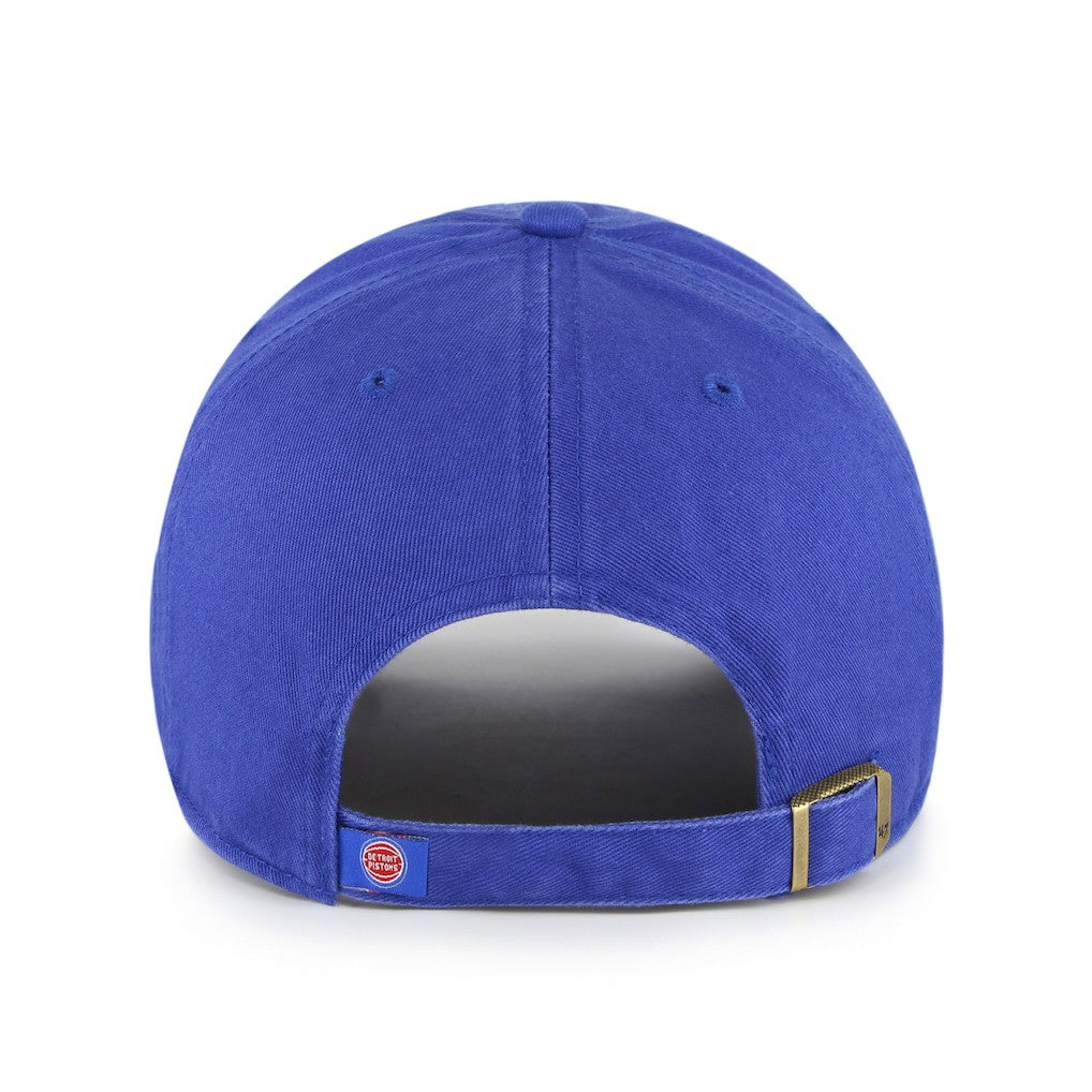 Detroit Pistons '47 Core Logo Clean Up Adjustable Hat Royal - 47 brand