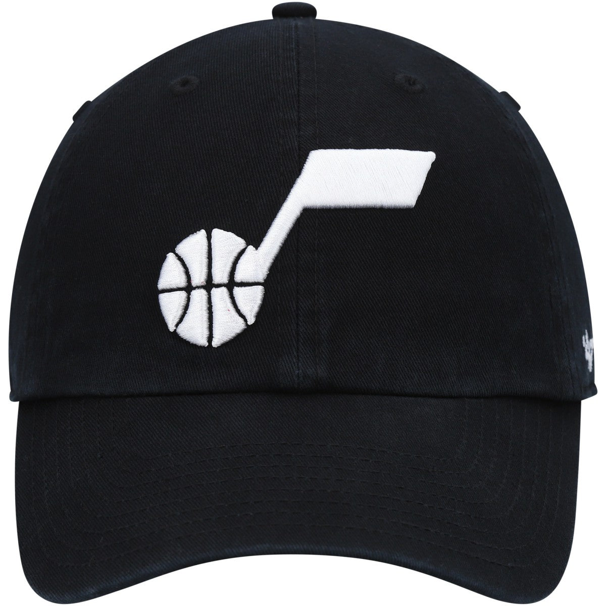 Utah Jazz '47 Core Logo Clean Up Adjustable Hat Black - 47 brand