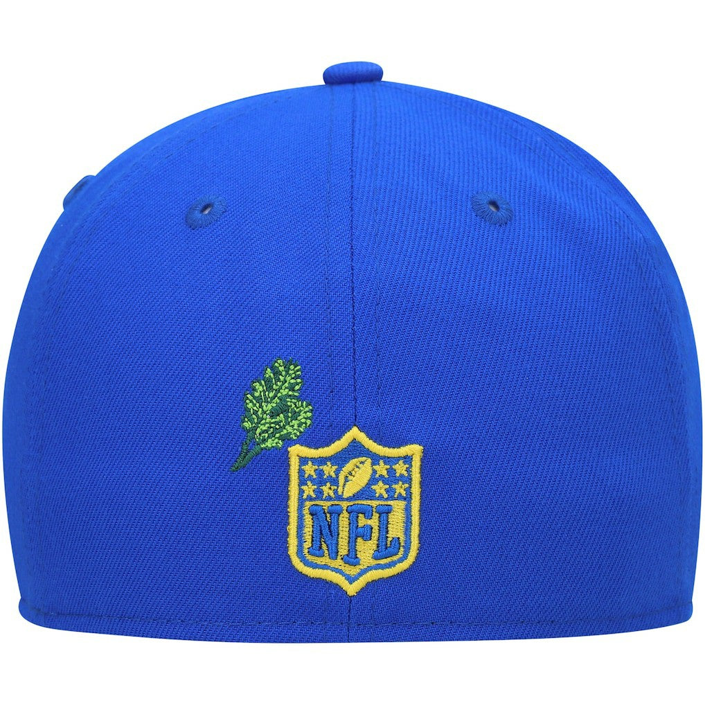 Los Angeles Rams New Era Stateview 59FIFTY Fitted Hat - Royal Hats