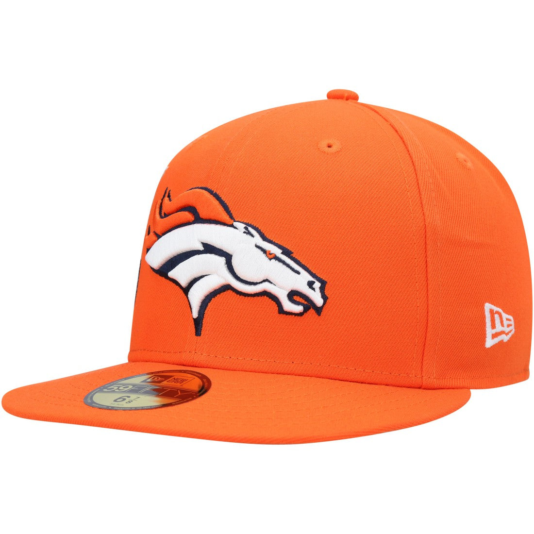 Denver Broncos New Era Stateview 59FIFTY Fitted Hat - Orange Hats