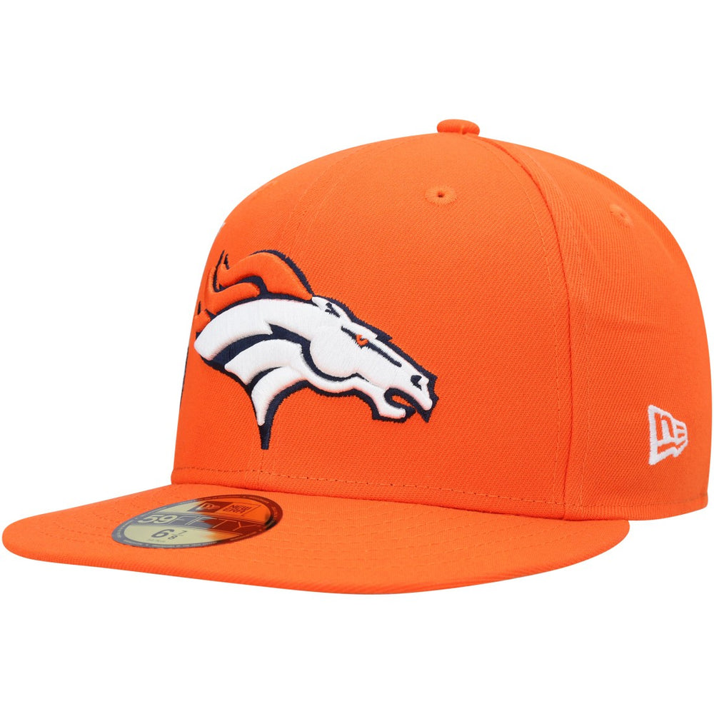 Denver Broncos New Era Stateview 59FIFTY Fitted Hat - Orange Hats