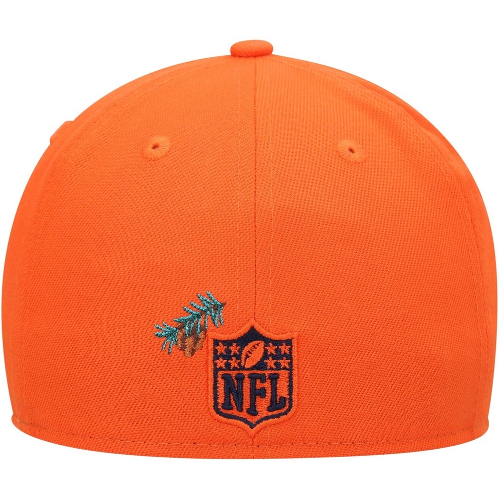 Denver Broncos New Era Stateview 59FIFTY Fitted Hat - Orange Hats