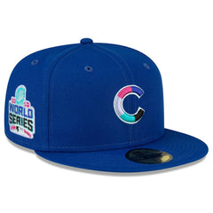 Chicago Cubs New Era 2016 World Series Polar Lights 59FIFTY Fitted Hat - Royal Hats
