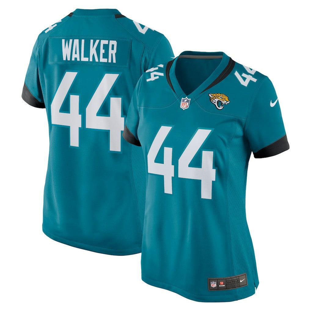 Travon Walker Jacksonville Jaguars Women's Player Jersey - Teal Jerseys