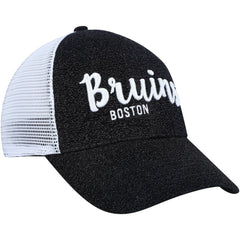 Boston Bruins '47 Women's Encore MVP Trucker Snapback Hat - Black/White | US 4871767