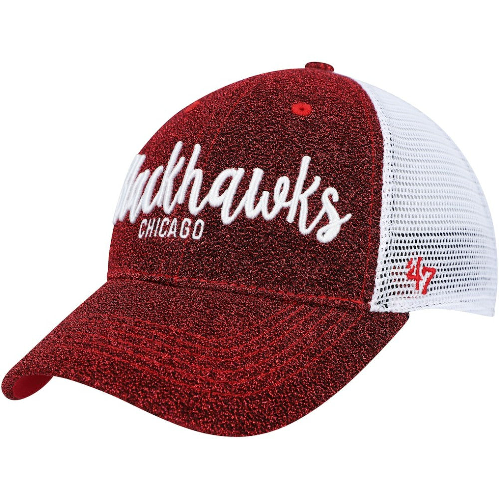Chicago Blackhawks '47 Women's Encore MVP Trucker Snapback Hat - Red/White | US 4871768