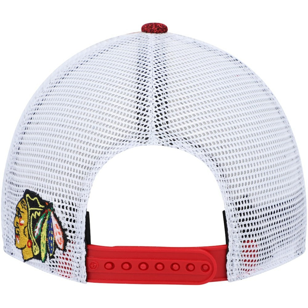 Chicago Blackhawks '47 Women's Encore MVP Trucker Snapback Hat - Red/White | US 4871768