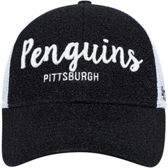 Pittsburgh Penguins '47 Women's Encore MVP Trucker Snapback Hat - Black/White | US 4871771