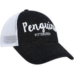 Pittsburgh Penguins '47 Women's Encore MVP Trucker Snapback Hat - Black/White | US 4871771