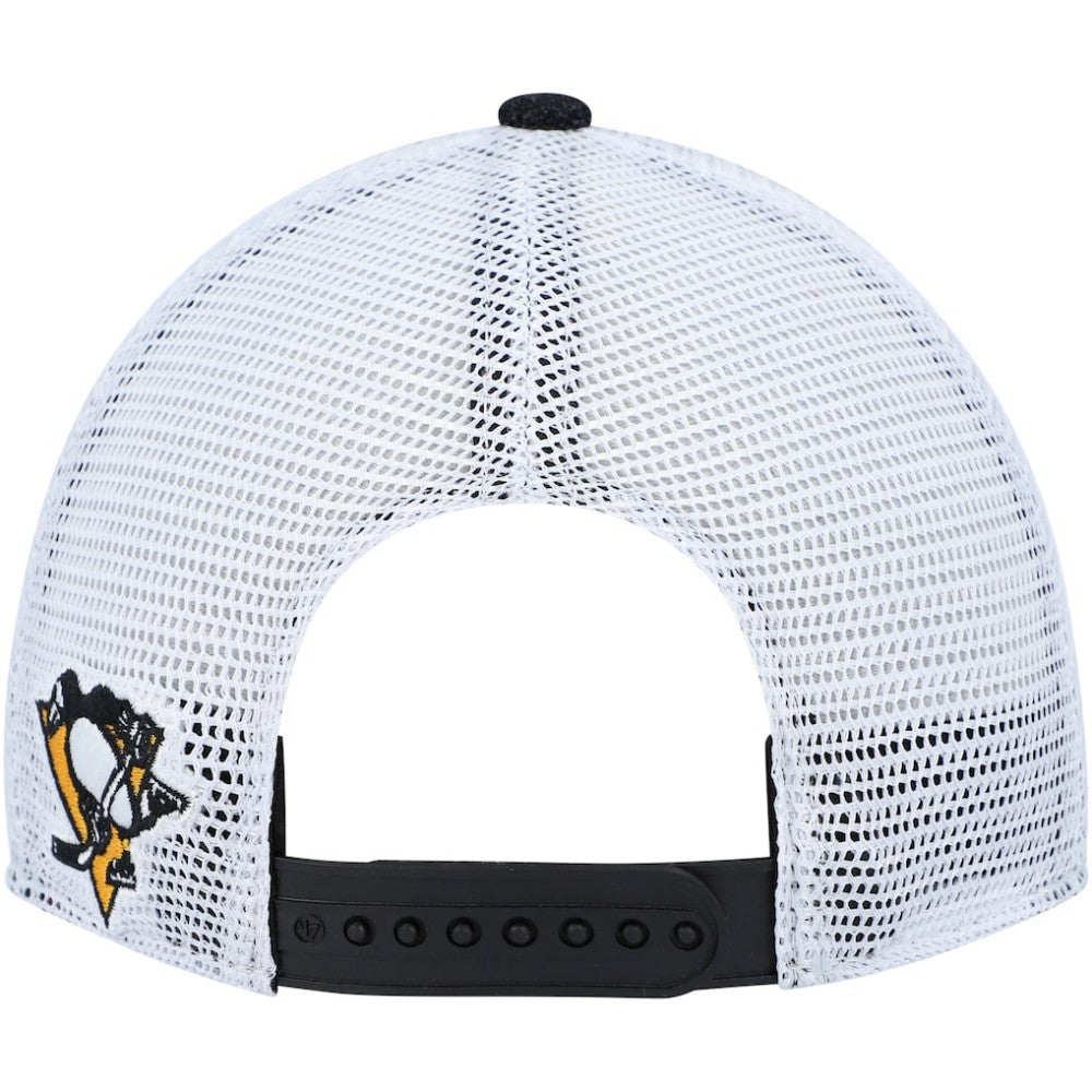 Pittsburgh Penguins '47 Women's Encore MVP Trucker Snapback Hat - Black/White | US 4871771