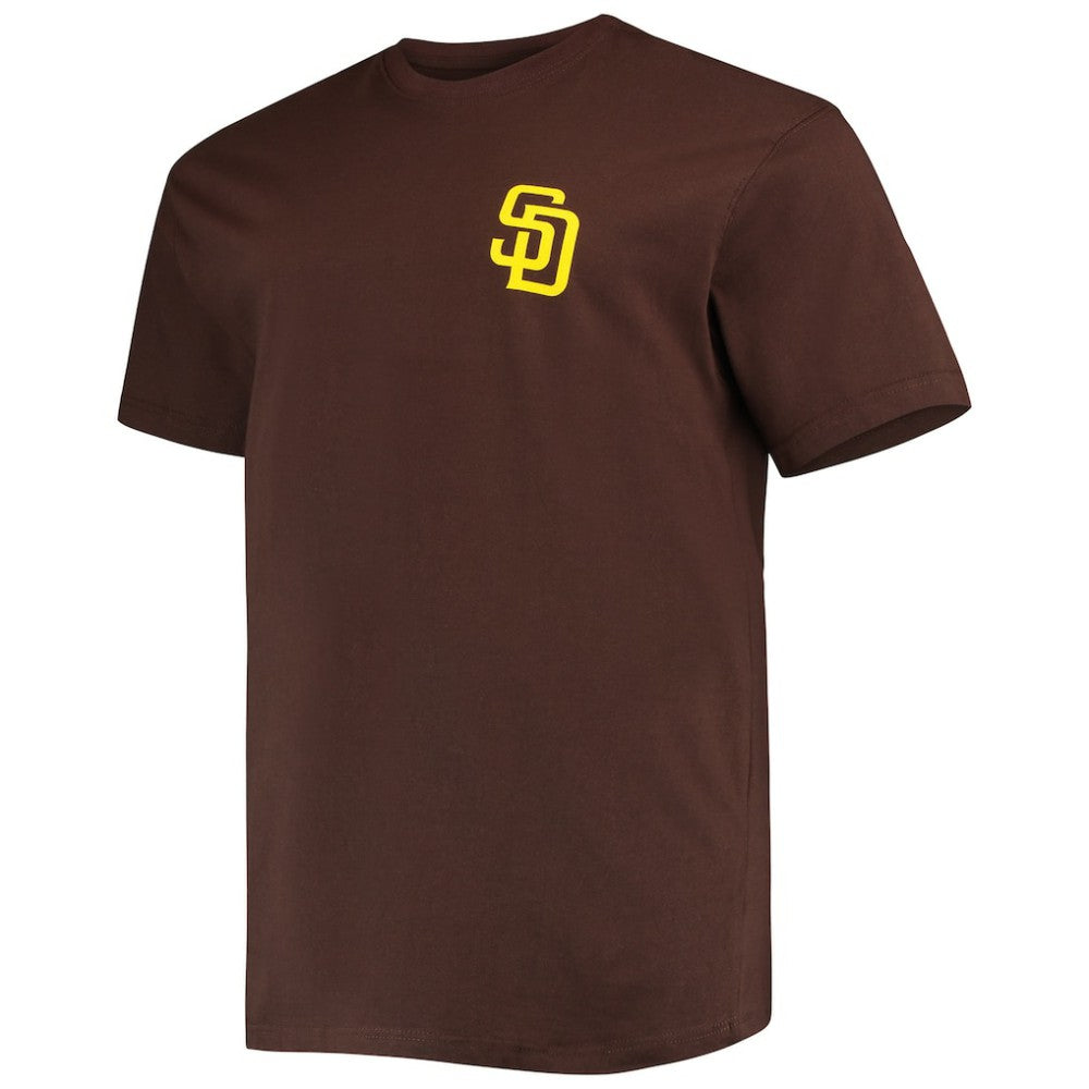 San Diego Padres Big & Tall Father's Day #1 Dad T-Shirt - Brown T-shirts