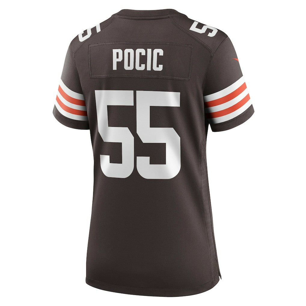 Ethan Pocic Cleveland Browns Women's Game Jersey - Brown Jerseys