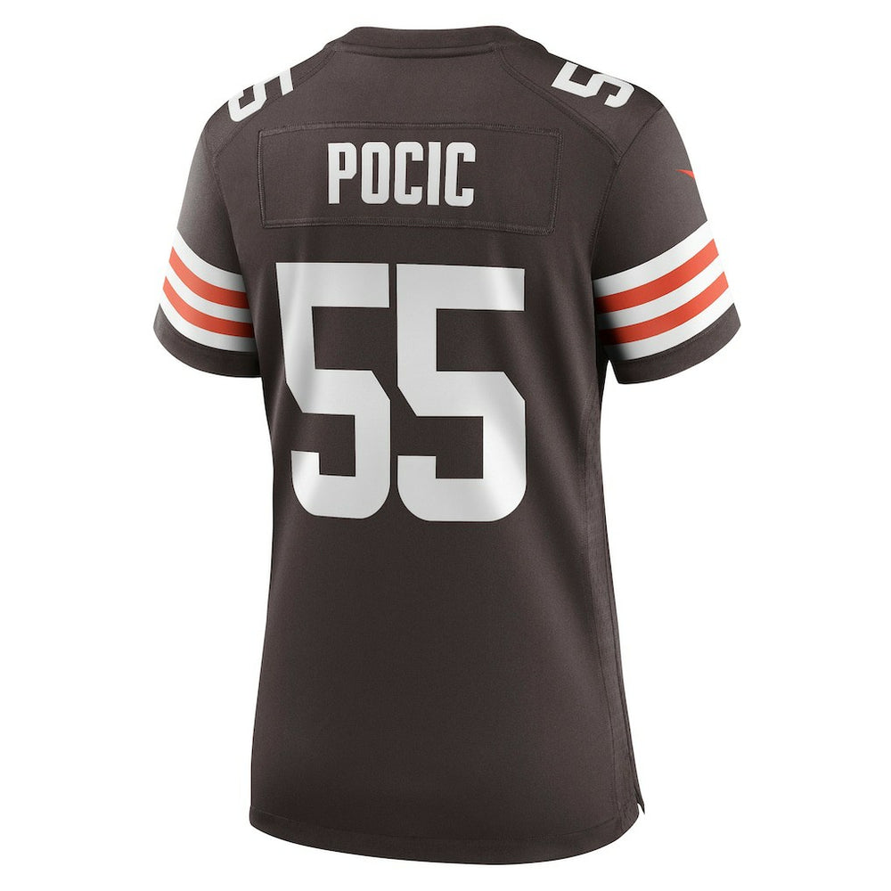 Ethan Pocic Cleveland Browns Women's Game Jersey - Brown Jerseys