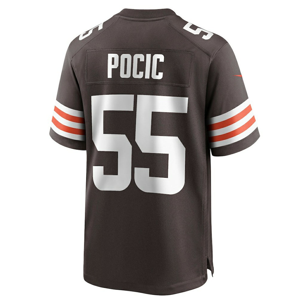 Ethan Pocic Cleveland Browns Game Jersey - Brown Jerseys