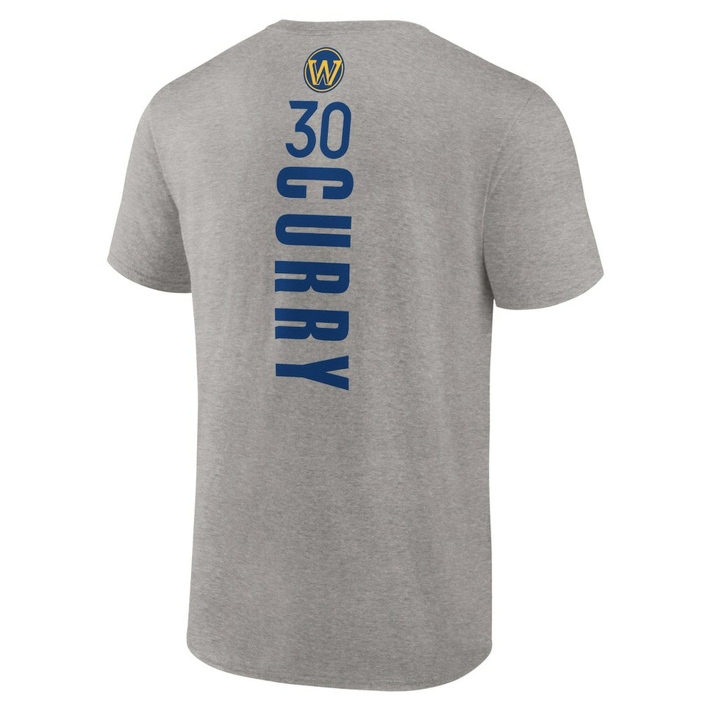 Stephen Curry Golden State Warriors Playmaker Name & Number T-Shirt Heathered Gray