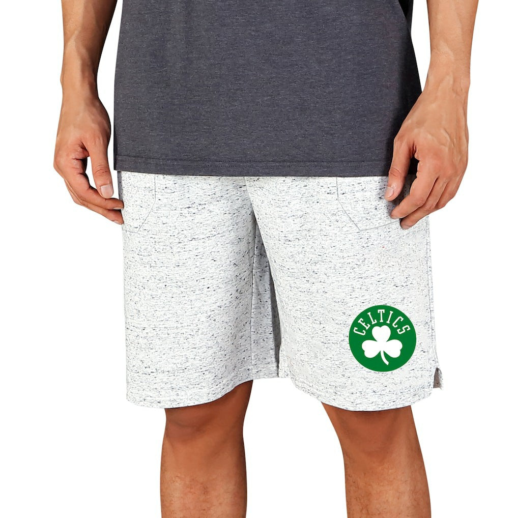 Boston Celtics Concepts Sport Throttle Knit Jam Shorts White/Charcoal outlet