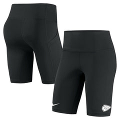 Kansas City Chiefs Women's Biker Shorts - Black Shorts