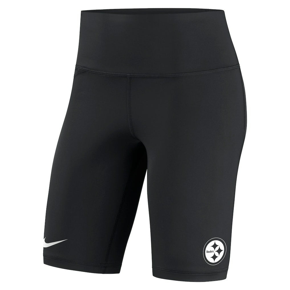 Pittsburgh Steelers Women's Biker Shorts - Black Shorts
