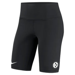 Pittsburgh Steelers Women's Biker Shorts - Black Shorts