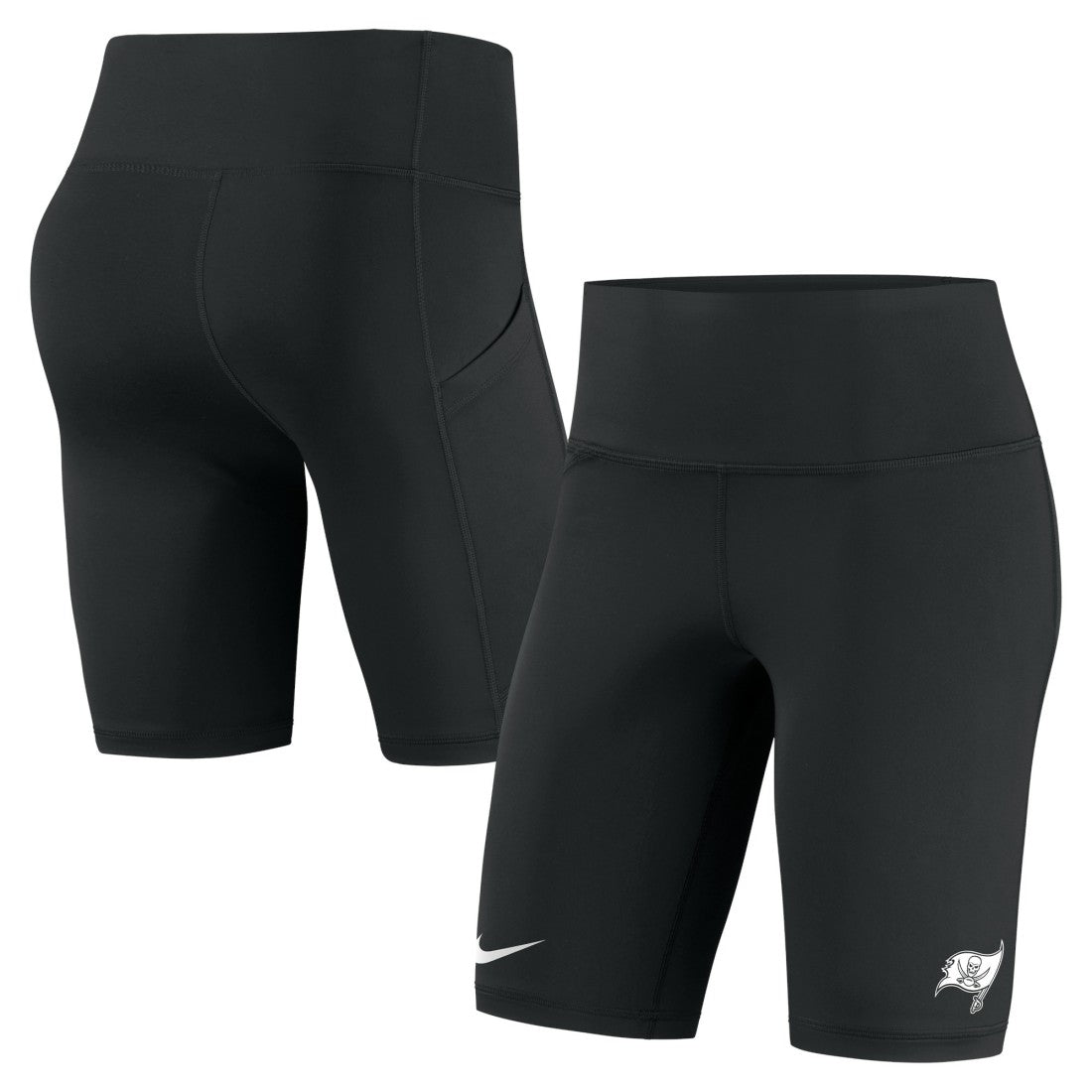 Tampa Bay Buccaneers Women's Biker Shorts - Black Shorts