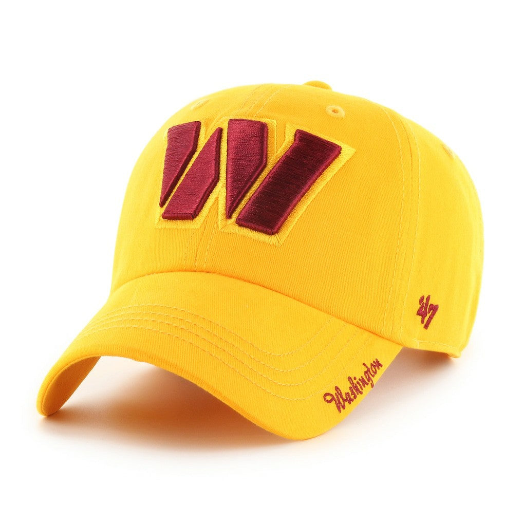 Washington Commanders '47 Women's Miata Clean Up Secondary Logo Adjustable Hat - Gold Hats