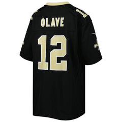 Chris Olave New Orleans Saints Youth Game Jersey - Black Jerseys