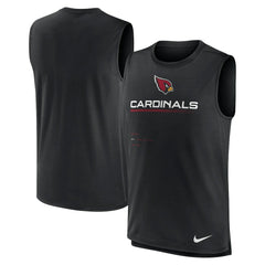 Arizona Cardinals Muscle Trainer Tank Top - Black Tops