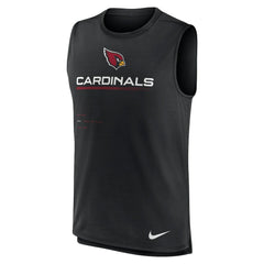Arizona Cardinals Muscle Trainer Tank Top - Black Tops