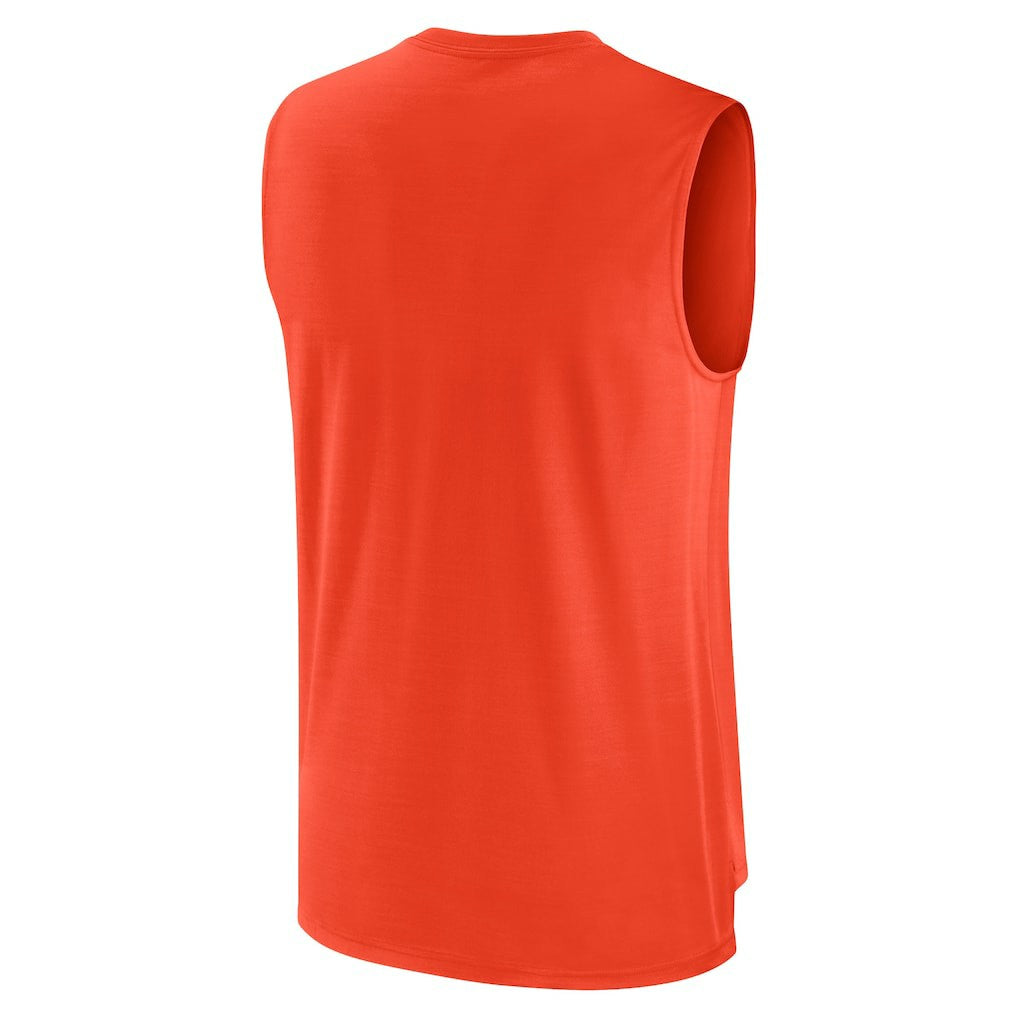 Cleveland Browns Muscle Trainer Tank Top - Orange Tops