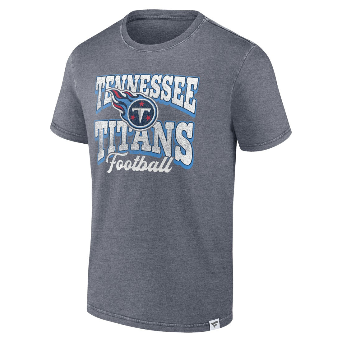 Tennessee Titans Force Out T-Shirt - Heather Navy T-shirts