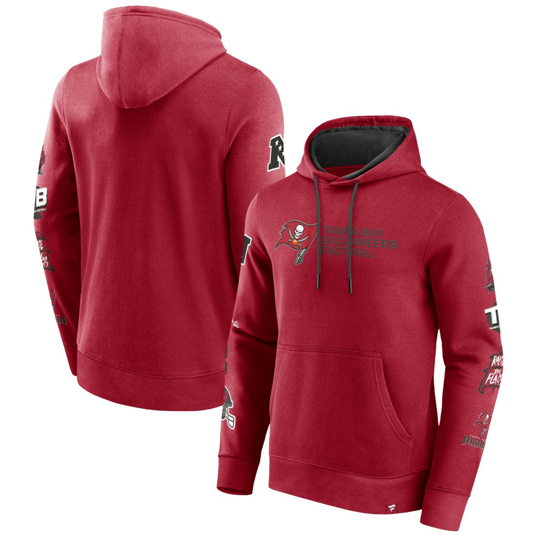 Tampa Bay Buccaneers Extra Innings Pullover Hoodie - Red Hoodies