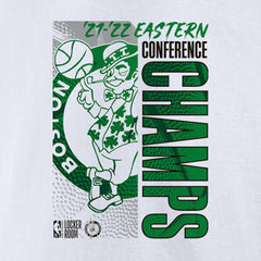 Boston Celtics 2022 Eastern Conference Champions Locker Room T-Shirt White - Fanatics