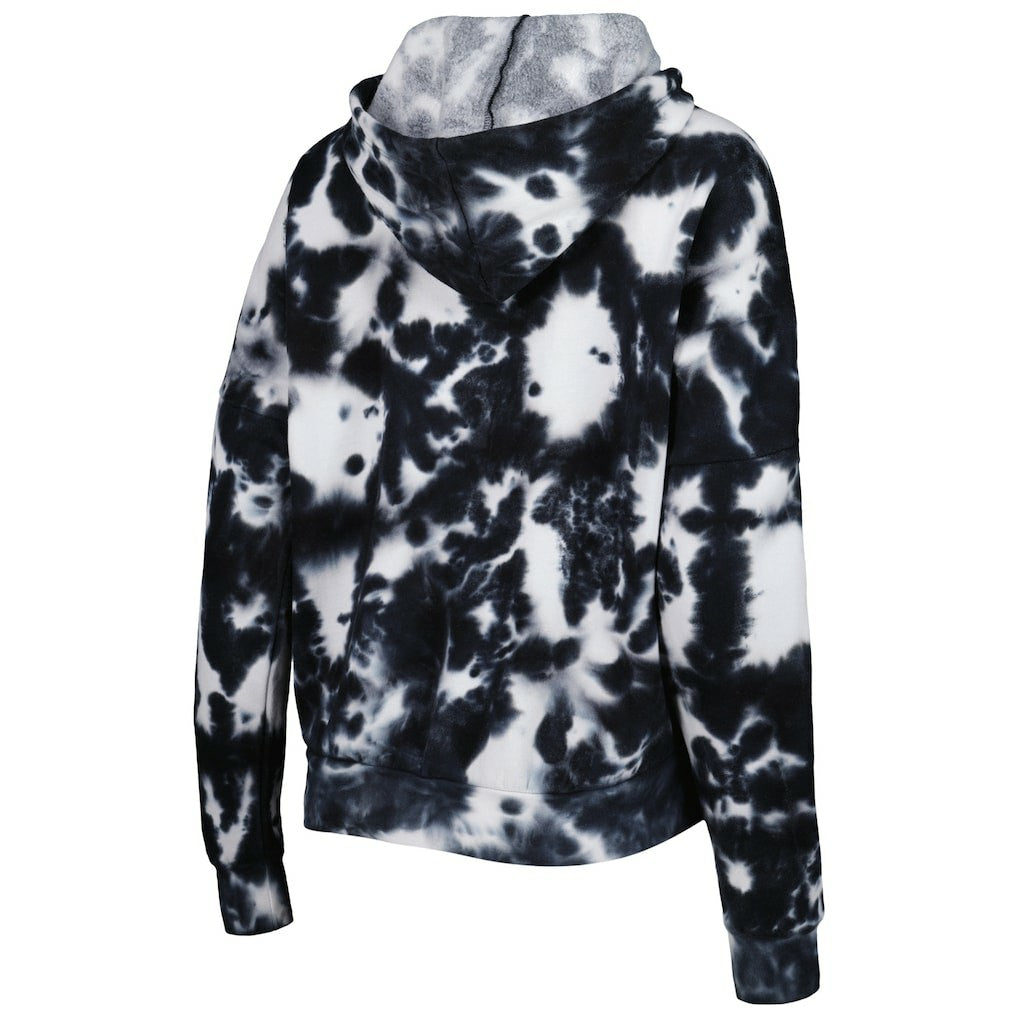 Arizona Cardinals New Era Women's Cloud Dye Fleece Pullover Hoodie - Black Hoodies