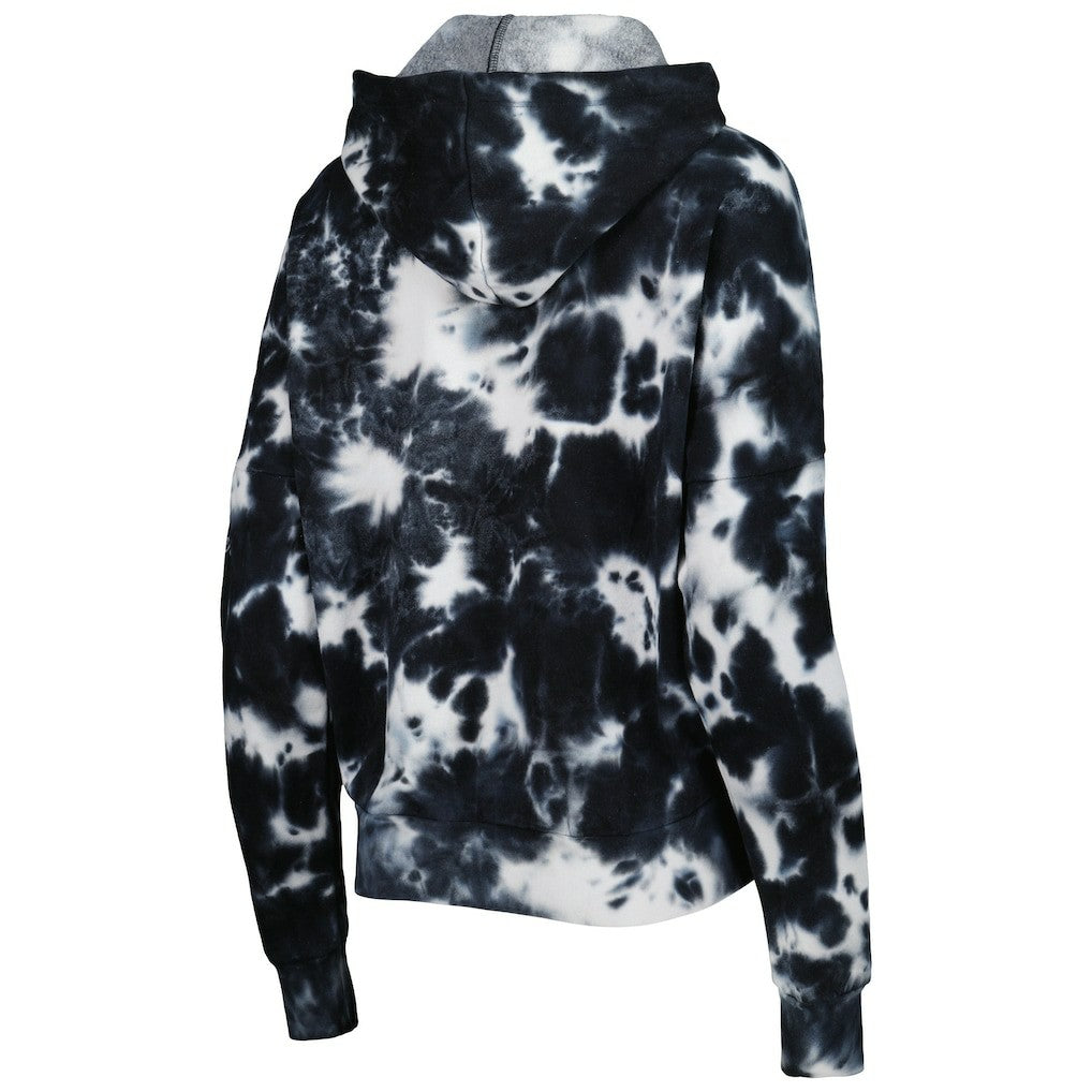 Las Vegas Raiders New Era Women's Cloud Dye Fleece Pullover Hoodie - Black Hoodies