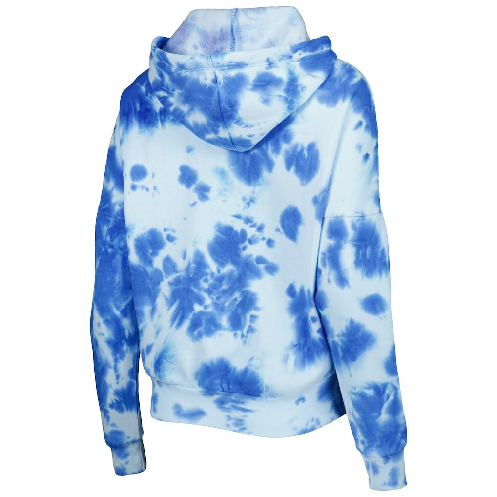 Los Angeles Chargers New Era Women's Cloud Dye Fleece Pullover Hoodie - Powder Blue Hoodies