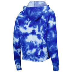Los Angeles Rams New Era Women's Cloud Dye Fleece Pullover Hoodie - Royal Hoodies