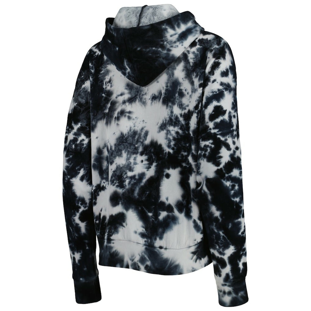 New Orleans Saints New Era Women's Cloud Dye Fleece Pullover Hoodie - Black Hoodies
