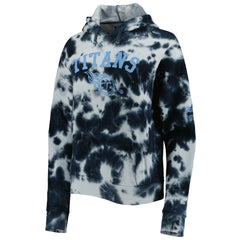 Tennessee Titans New Era Women's Cloud Dye Fleece Pullover Hoodie - Navy Hoodies