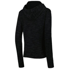 New Orleans Saints New Era Women's Reverse Space-Dye Full-Zip Hoodie - Black Hoodies