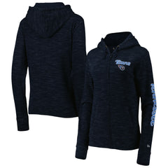 Tennessee Titans New Era Women's Reverse Full-Zip Hoodie - Navy Hoodies