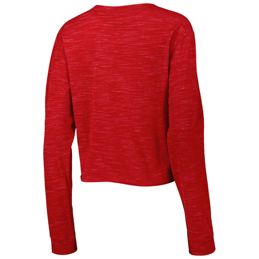 Tampa Bay Buccaneers New Era Women's Crop Long Sleeve T-Shirt - Red T-shirts